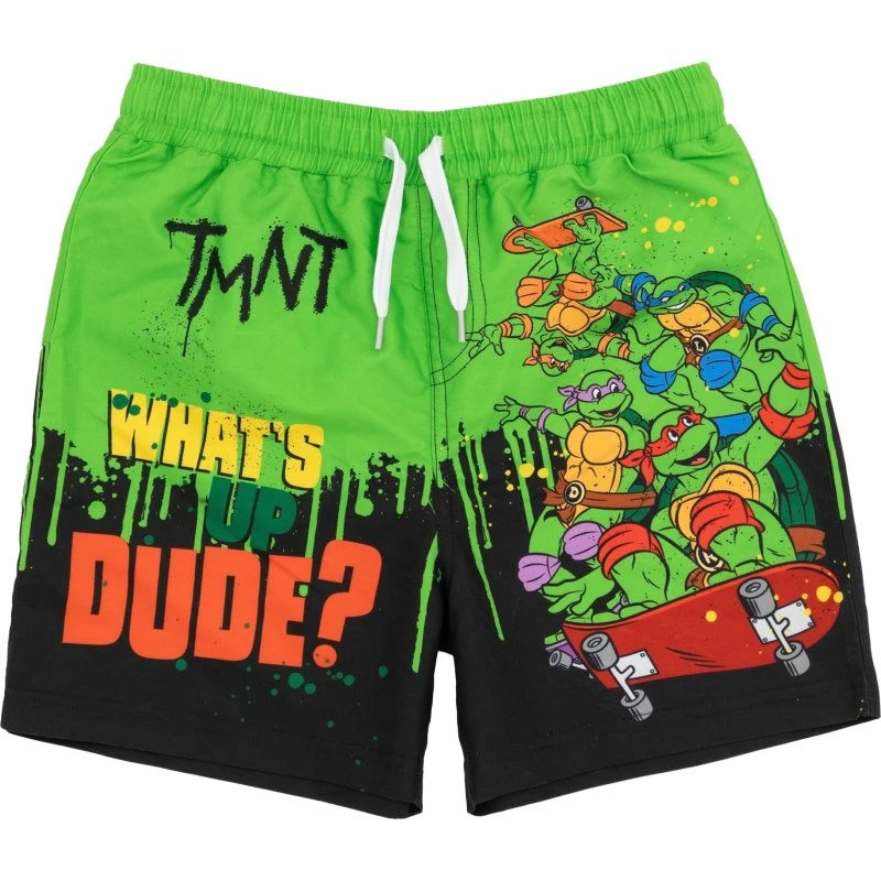 TMNT Boys Whats Up Dude Swim Shorts