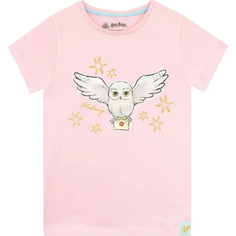 Harry Potter Hedwig Hogwarts T-shirt i bomuld til damer