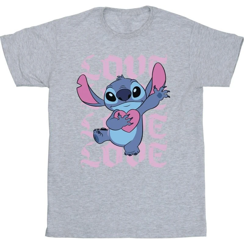Lilo & Stitch Herre Valentine Love T-shirt
