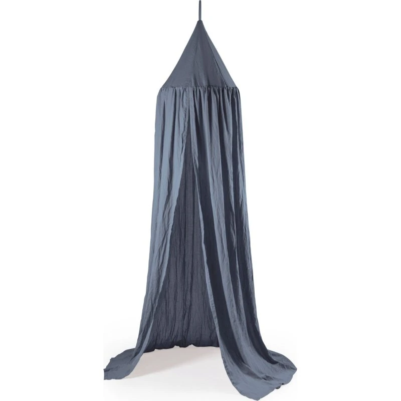 Sebra Dobbyvævet Sengehimmel – Forest Lake Blue