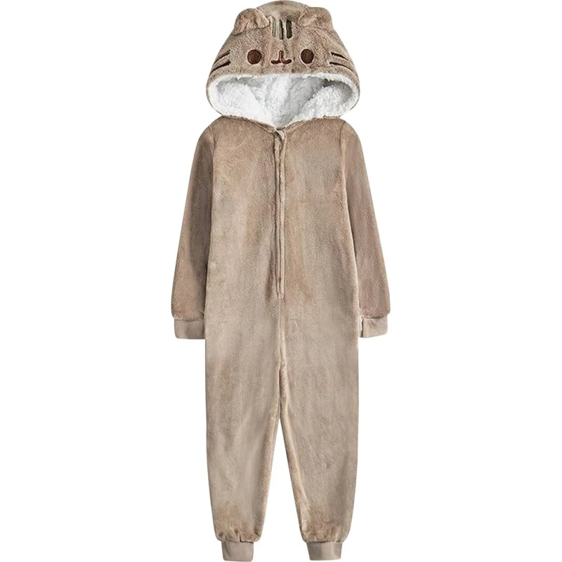 Pusheen 3D-ører Sovepose i blød Sherpa Fleece