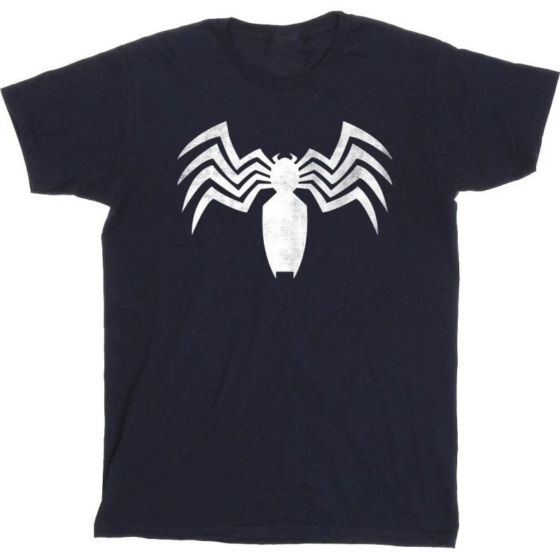 Marvel Venom Spider Logo T-shirt i 100% bomuld
