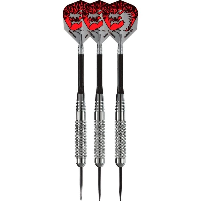 Harrows Silver Arrows Dartpile med Drage-design