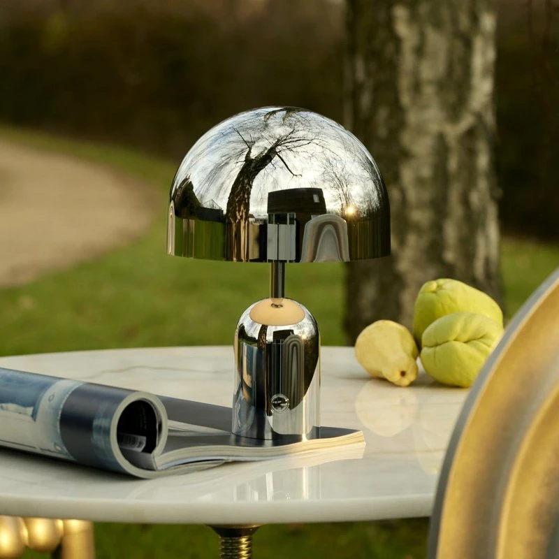 Tom Dixon Bell Portable bordlampe Silver H28