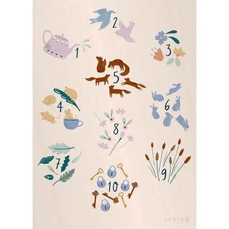 Sebra Plakat Daydreamer 50x70 cm