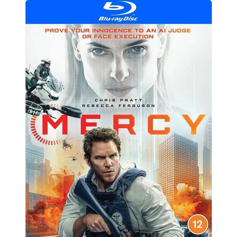 Mercy Blu-ray - Sci-fi thriller med Chris Pratt
