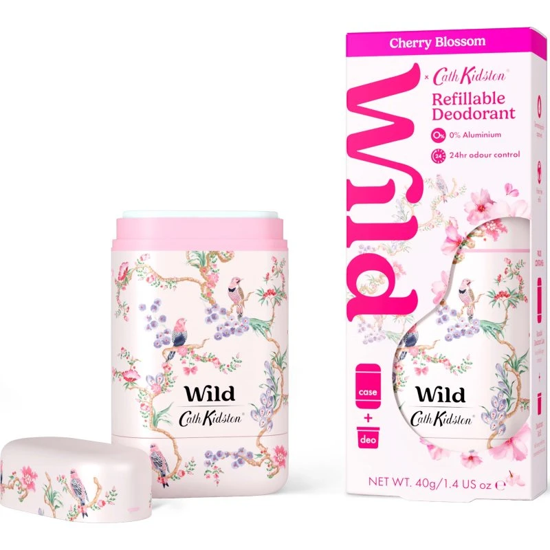 Wild Deo Stick Cath Kidston Birds Case Cherry Blossom 40g