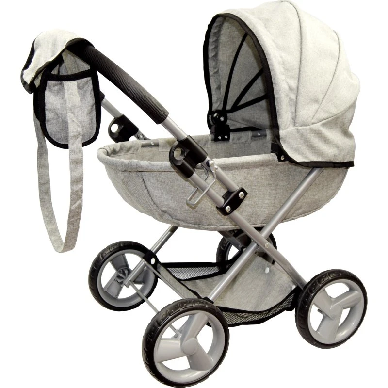 Happy Friend Dukkevogn, grå - til dukker op til 50 cm (3+ år)