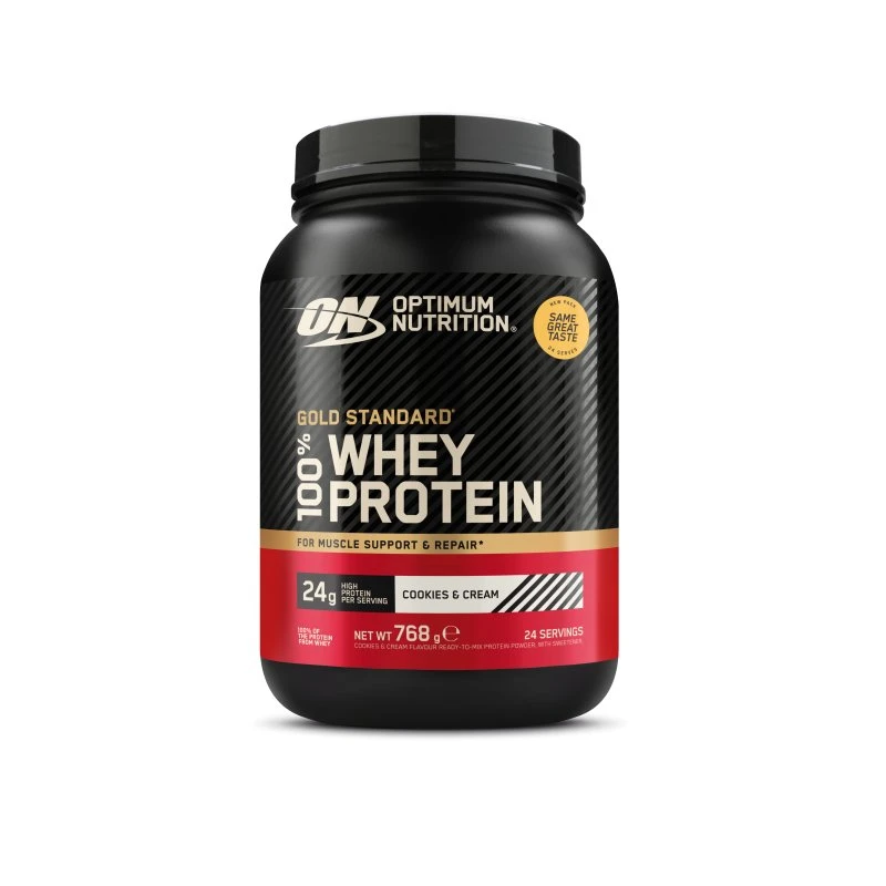 Optimum Nutrition Gold Standard 100% Whey Cookies & Cream 768g
