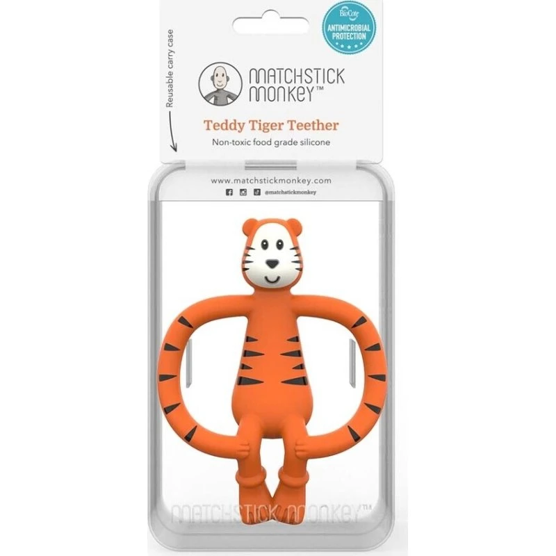 Matchstick Monkey Teddy Tiger Bidering - Blå