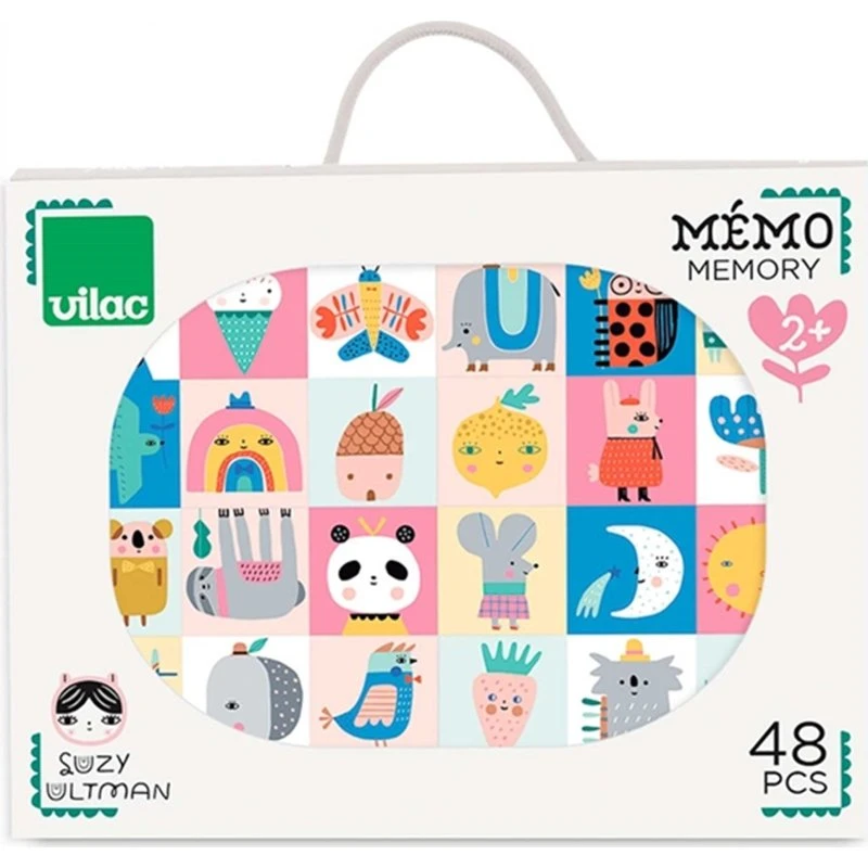 Vilac Suzy Ultman huskespil - 48 træbrikker (fra 2 år)