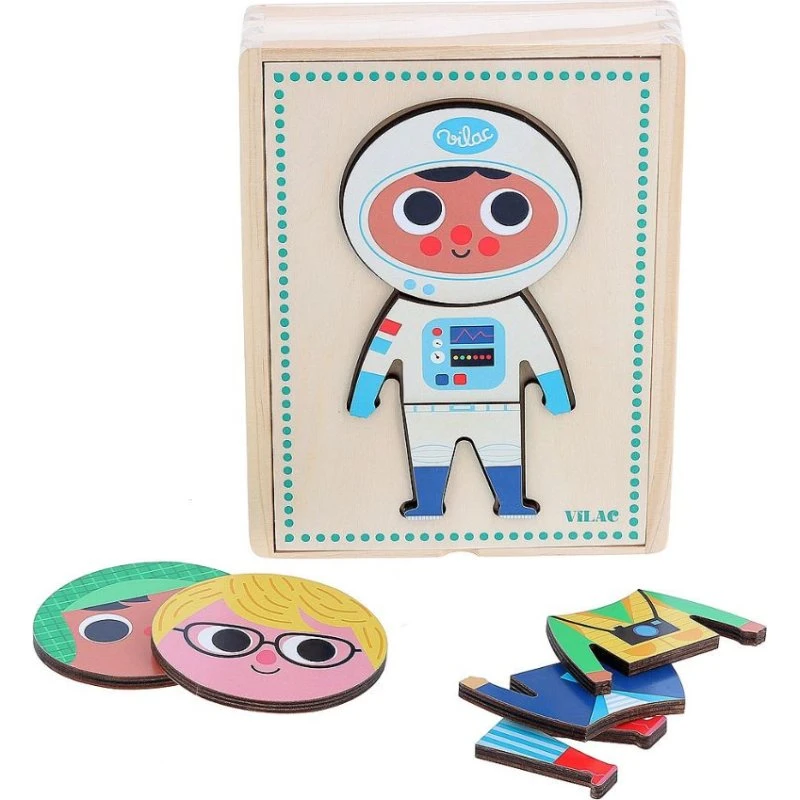 Vilac Jules Moody træpuslespil af Ingela P. Arrhenius