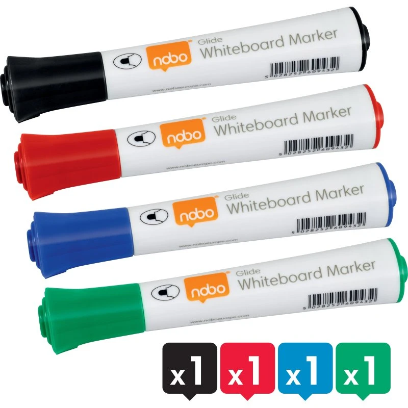 WB marker Glide rund 3mm assorteret (4 stk.)