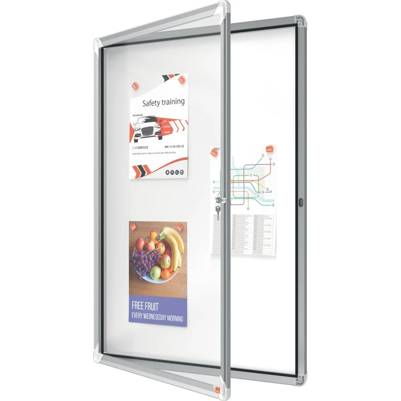 Nobo Premium Plus Låsbart Magnetisk Opslagsskab 9xA4