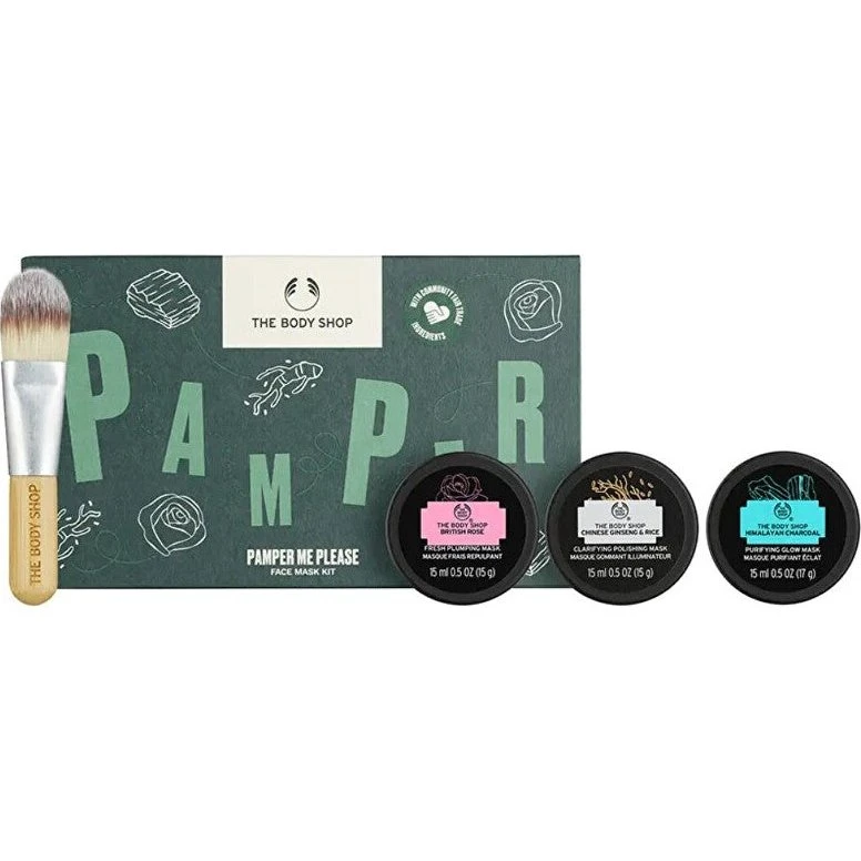 The Body Shop Pamper Me Please Face Mask Gavesæt