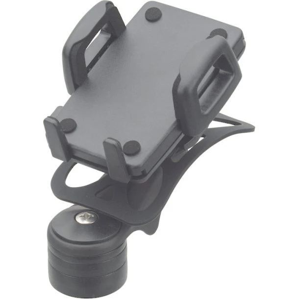 Ergotec Telefonholder A-Head 56–85 mm, sort