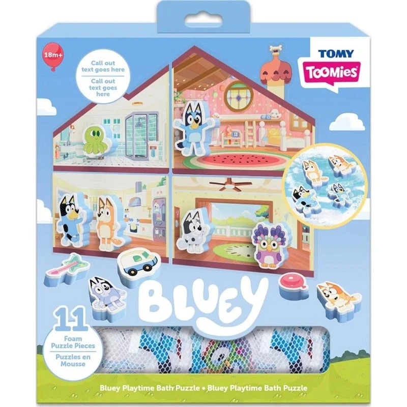 Toomies Bluey's House Bade-klistermærker