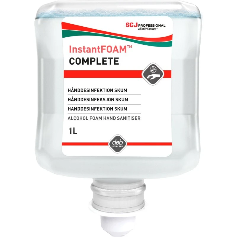 Deb InstantFOAM Complete Hånddesinfektionsskum 1L