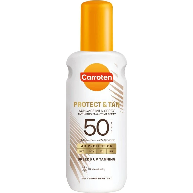 Carroten Protect & Tan Body Milk Spray SPF 50 - 150 ml