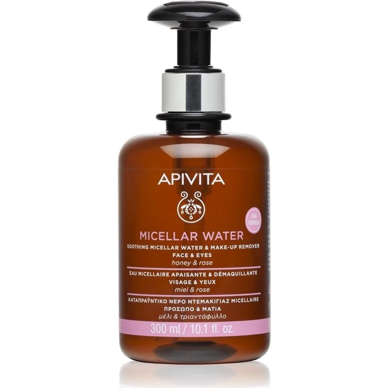 Apivita Beroligende micellarvand til ansigt og øjne, 300 ml