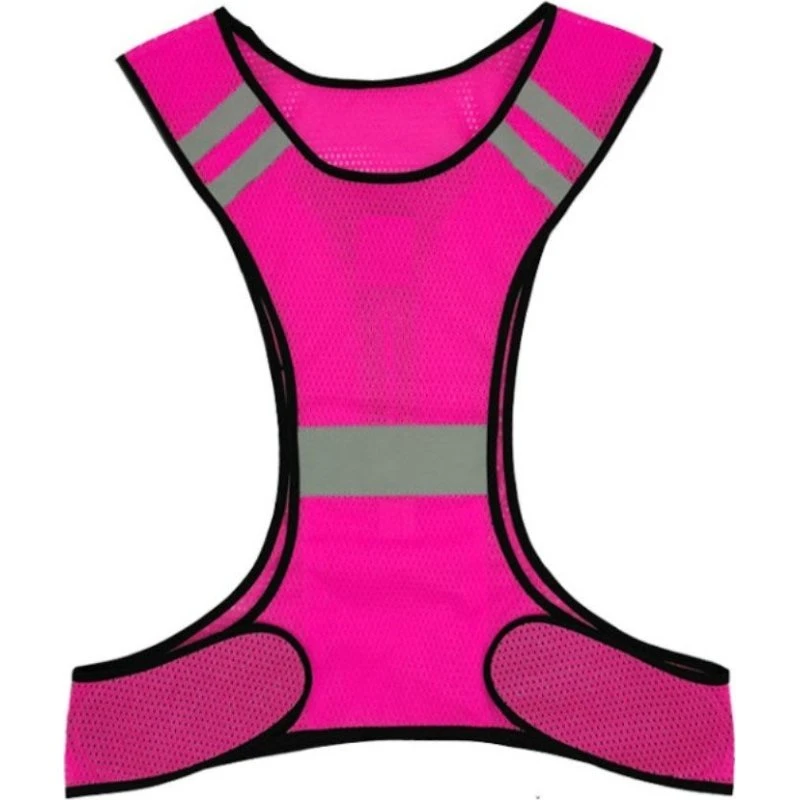 Løbevest i mesh med reflekser - Orange