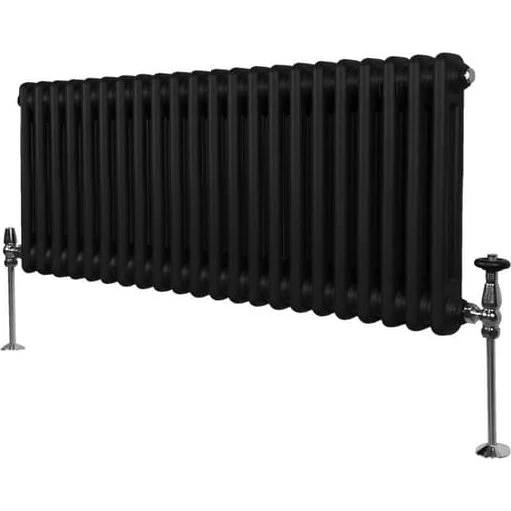 Traditionel vandret radiator i kulstofstål - 2 eller 3 søjler