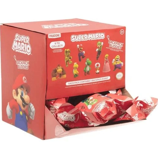 Paladone Super Mario Backpack Buddies - 24 stk. samlefigurer