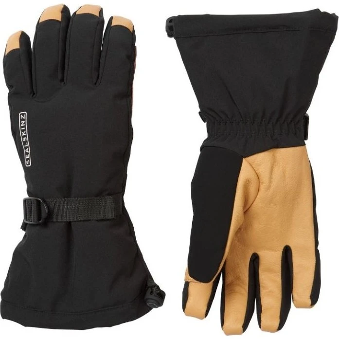 Sealskinz Fransham Vandtætte Skihandsker - Sort - Str. S
