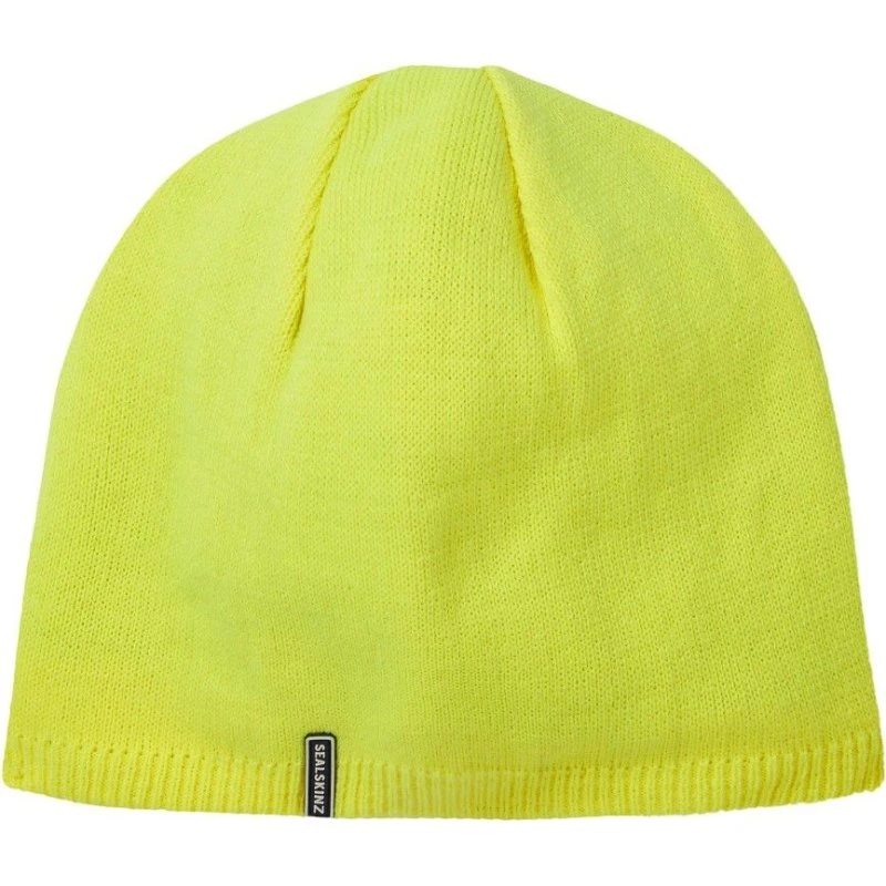 Sealskinz Cley Beanie - Neon Gul - Str. S/M