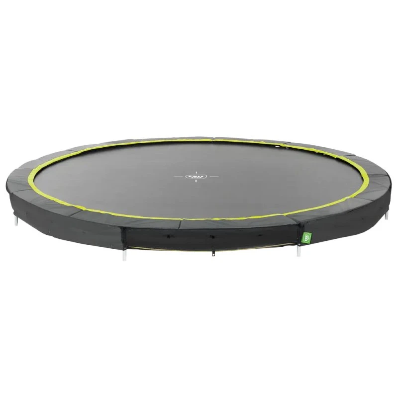 EXIT Silhouette nedgravet trampolin Ø427 cm – sort