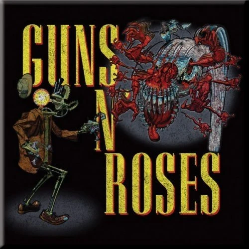 Guns N' Roses Køleskabsmagnet: Attack (75x75mm)