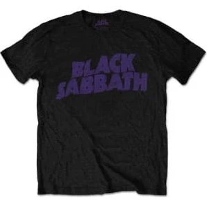 Black Sabbath - Vintage Wavy Logo Uni Bl