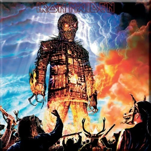 Iron Maiden Wicker Man køleskabsmagnet