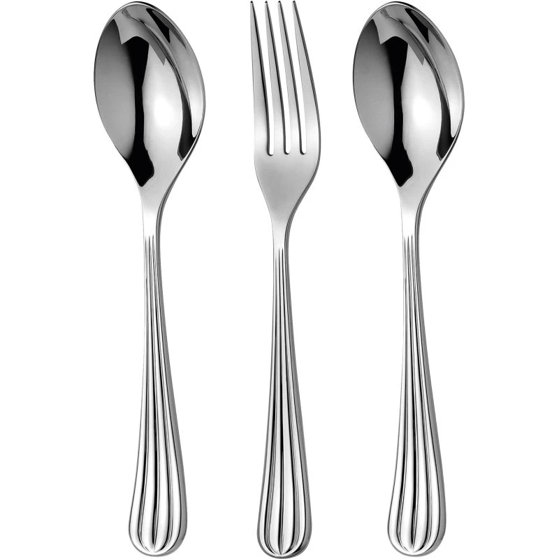 Robert Welch Palm Bright serveringssæt i 3 dele - Rustfrit stål