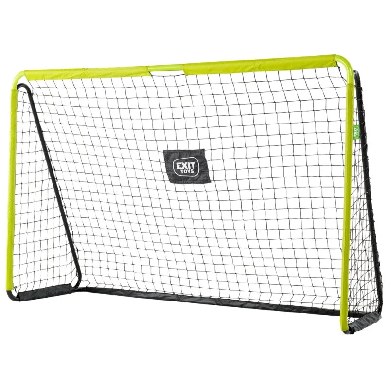 EXIT Tempo fodboldmål 240x160 cm, stål – grøn/sort