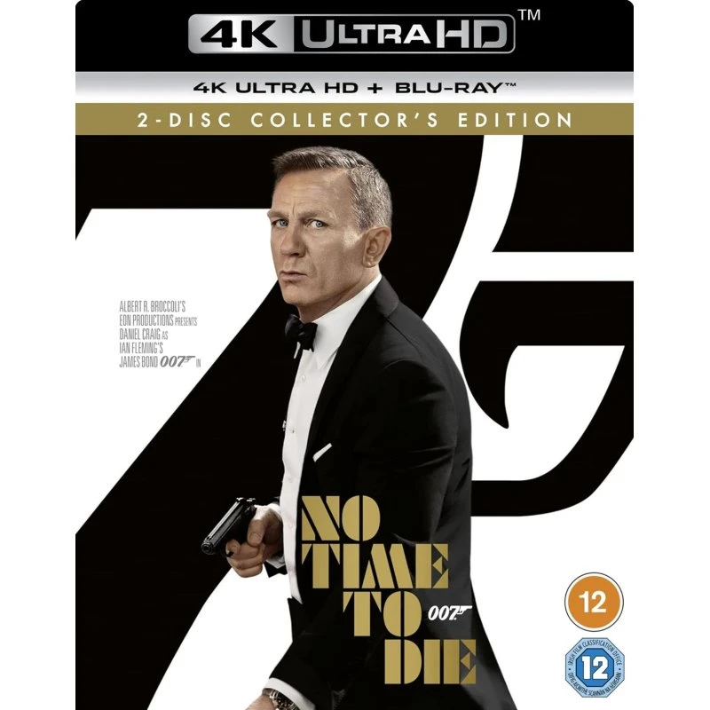 James Bond: No Time to Die 4K UHD + Blu-ray Collector's Edition