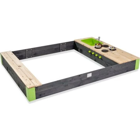 EXIT Aksent sandkasse i træ 200x140 cm