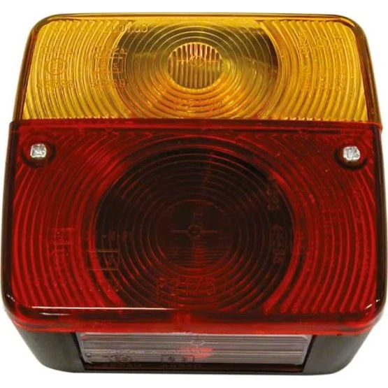 AutoPro Universal 4-i-1 trailerlygte 99x93 mm (12V)