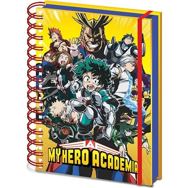 My Hero Academia Anteckningsbok - Radial Character Burst A5
