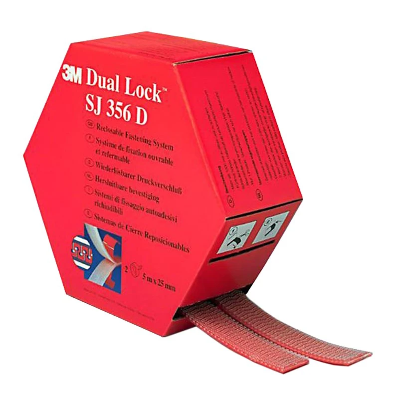 3M Dual Lock SJ3560 Transparent Fastgørelsestape 25 mm x 5 m
