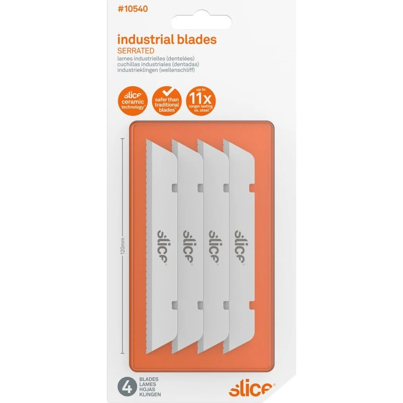 Slice® Savtakket knivblad med lang spids 10540