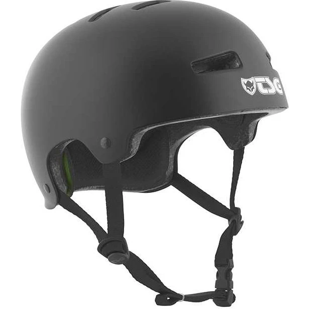 TSG Evolution Skaterhjelm Satin - Sort - L-XL