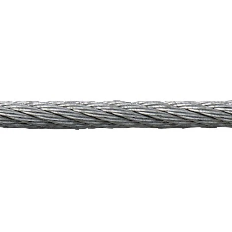 Stålwire galvaniseret 6x7+1FC 4mm, 220m rulle
