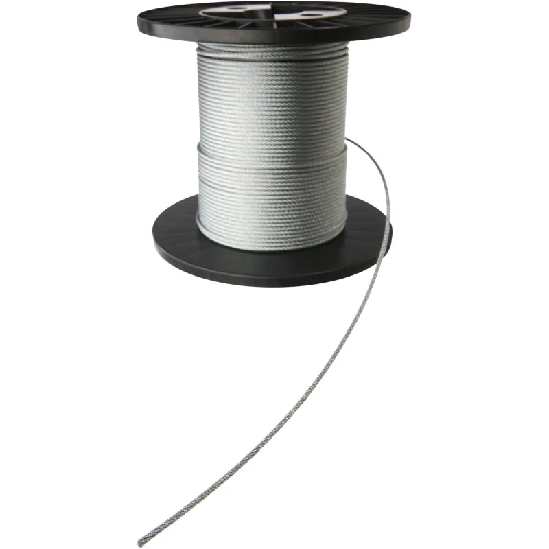 Stålwire galvaniseret 7x19 6mm - 50m