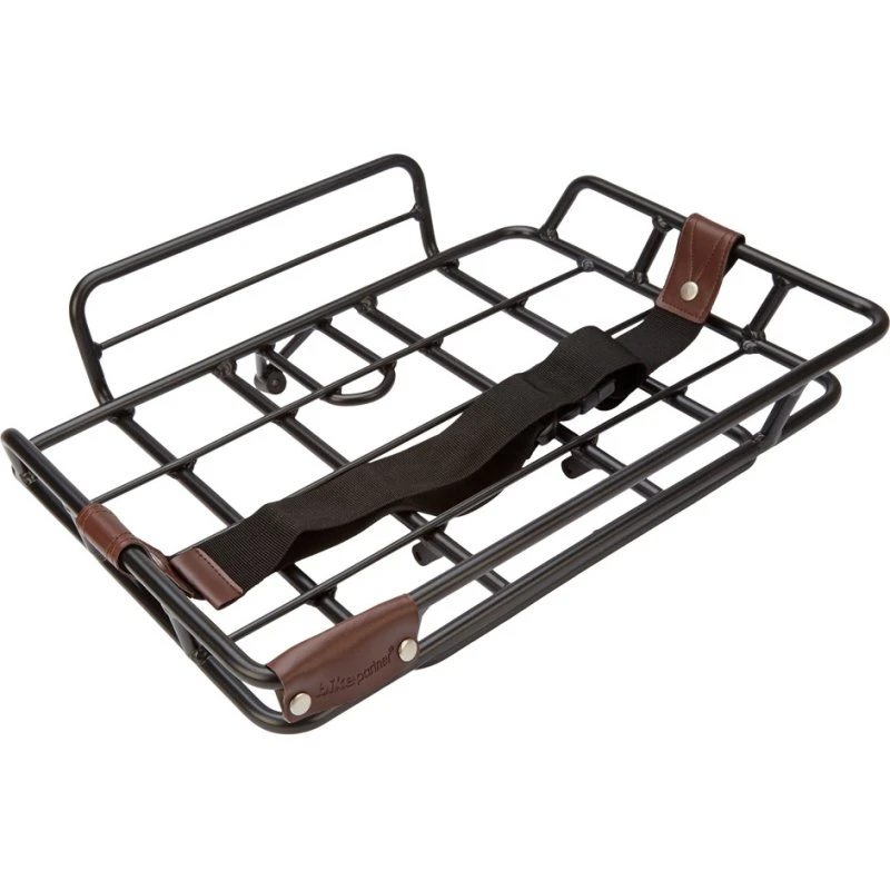 Bike Partner Frontlad i aluminium, sort – 26–29" (max 10 kg)