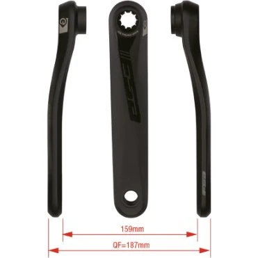 FSA E-Bike CK-602 175 mm pedalarm – Bosch Mega Exo-kompatibel