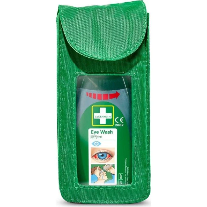 Cederroth holder til 235 ml. øjenskyllevæske - Grøn nylon