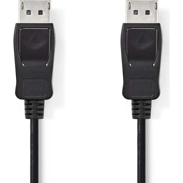 DisplayPort-kabel 2,0 m - 4K@60Hz - Sort