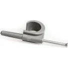 Mepac Plugclip 8/11 med indbygget rawlplug og søm, hvid