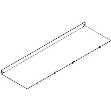 Tabula afskærmningsplade vandret 5x2m